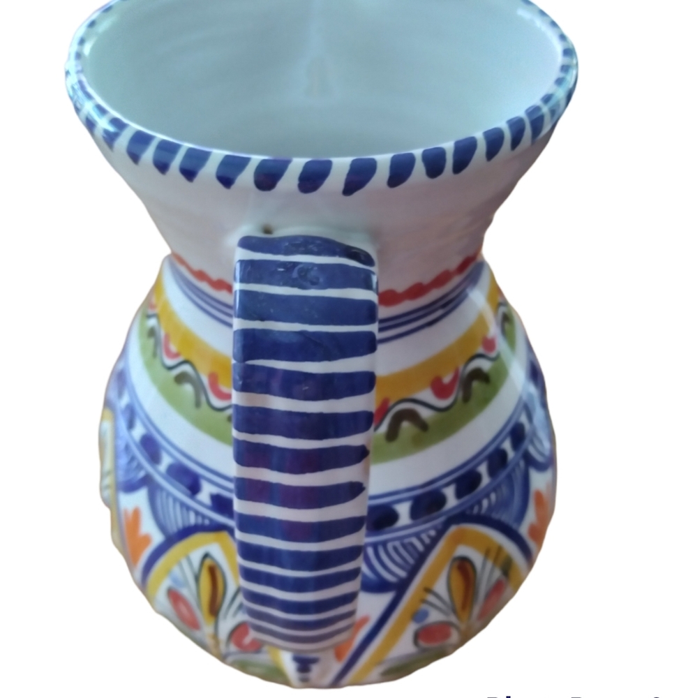 Ceramica De La Cal Sangria Pitcher - Picture 3 of 10